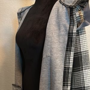 Perfect for layering! Button down flannel hoodie